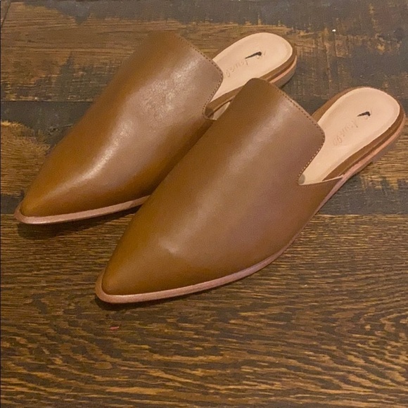 Madewell Gemma Mules Leather  g8388 shoes - Picture 1 of 3